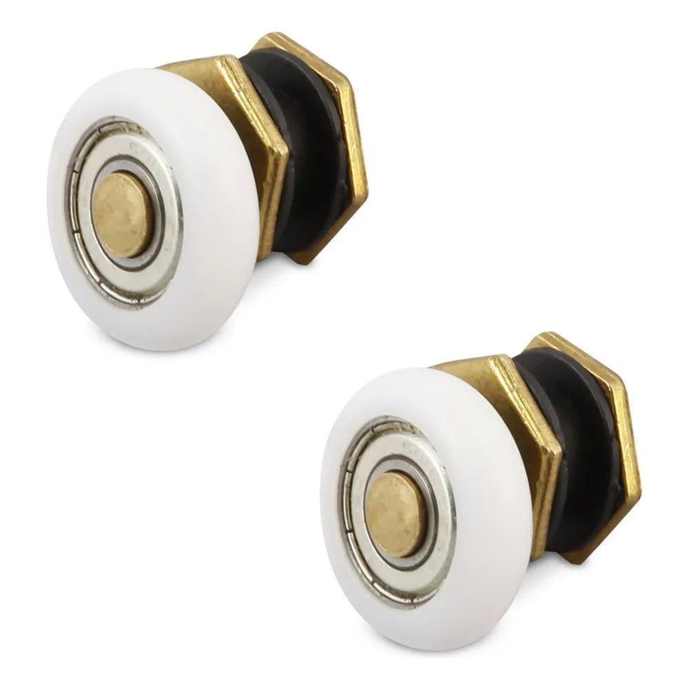 2X Roldana De Box Blindex Janela Porta De Vidro Temperado