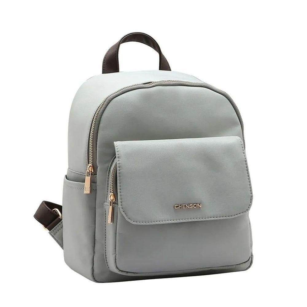Mochila Chenson Microfiber Casual Cinza Un