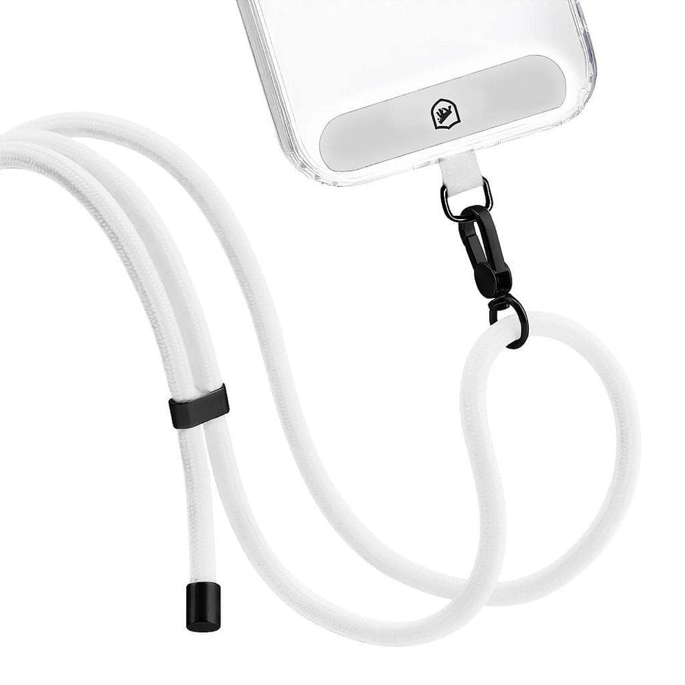 Cordão Gshield Segurança Para Celulares Strap Armor Branco