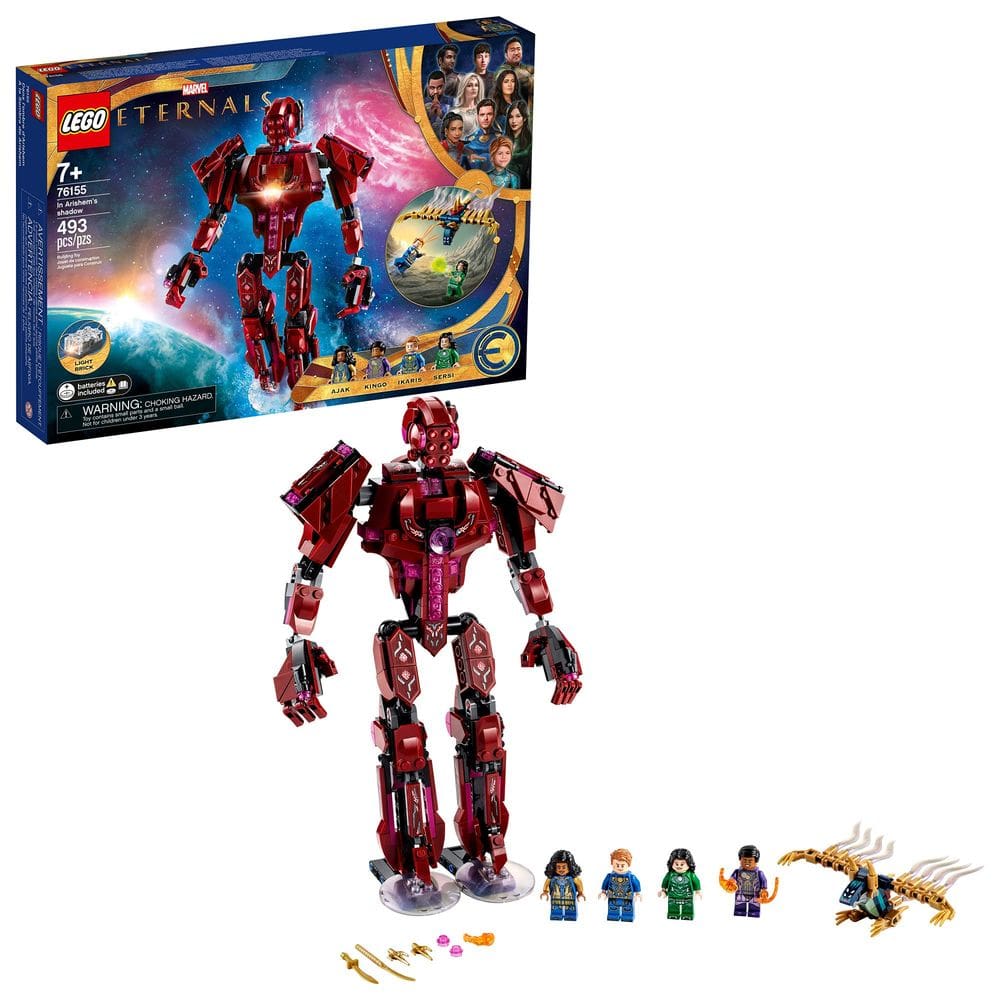 Kit de construção LEGO Marvel The Eternals in Arishem`s Shadow