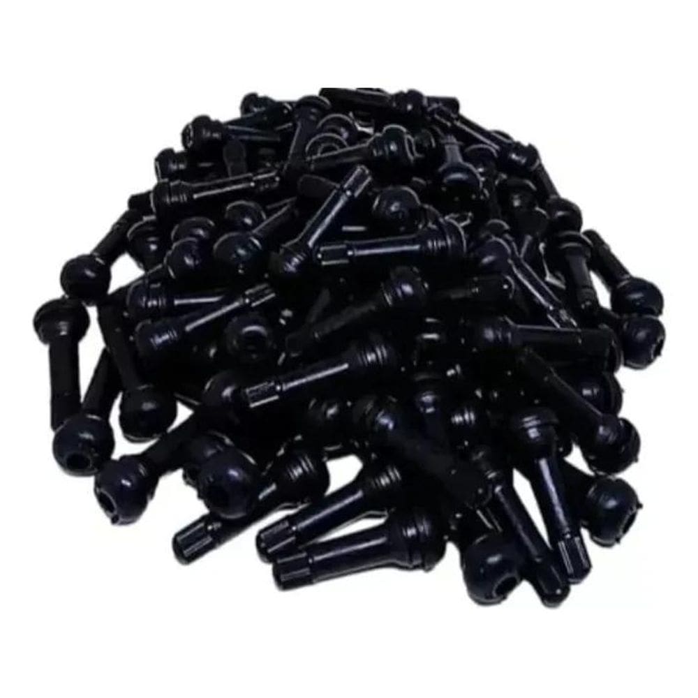 2X Bico Válvula Tr 414 Pneu S/ Camara - Pct Com 100 Pçs