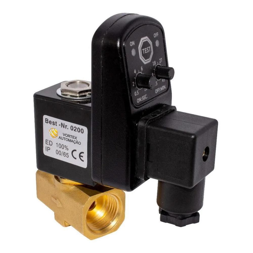 Purgador Eletrônico Para Ar Comprimido Rosca 1/2 Bsp 220V