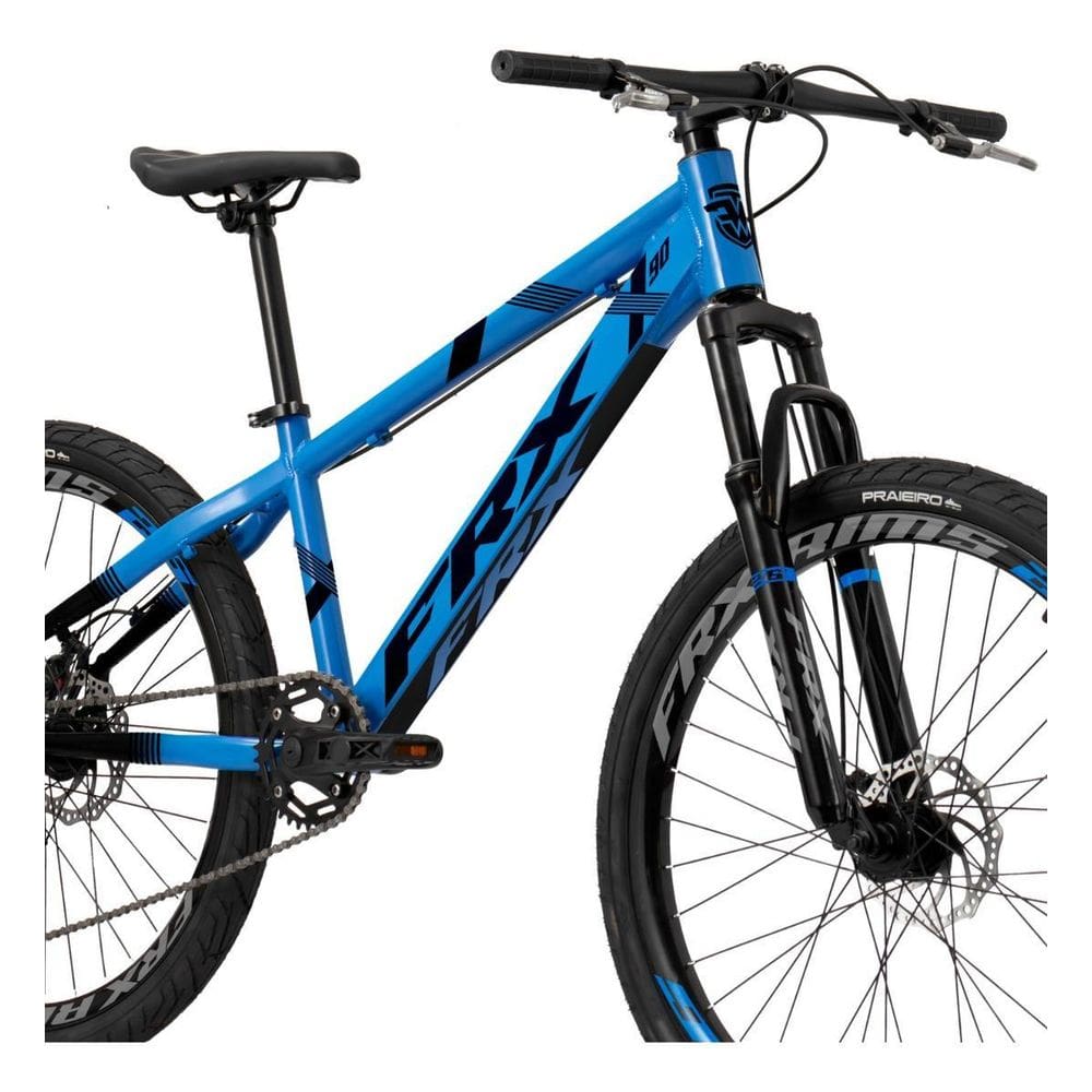 Bicicleta Frx X90 Aro 26 Freeride Coroa Unica Blue 14
