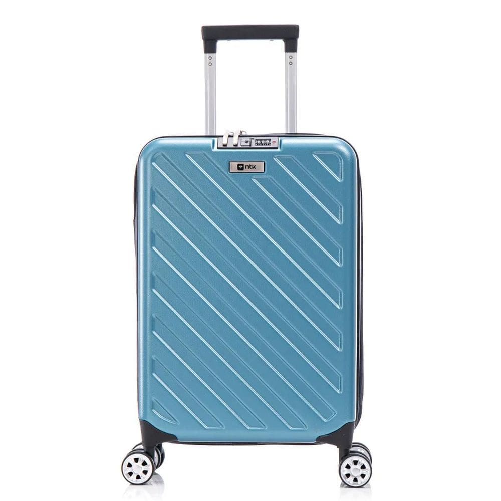 Mala De Viagem Compacta Rodas 360º Cadeado Azul Claro Ntk