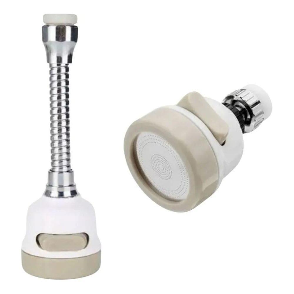 2X Bico Torneira Chuveirinho Gourmet Arejador 2 Jatos Abs In