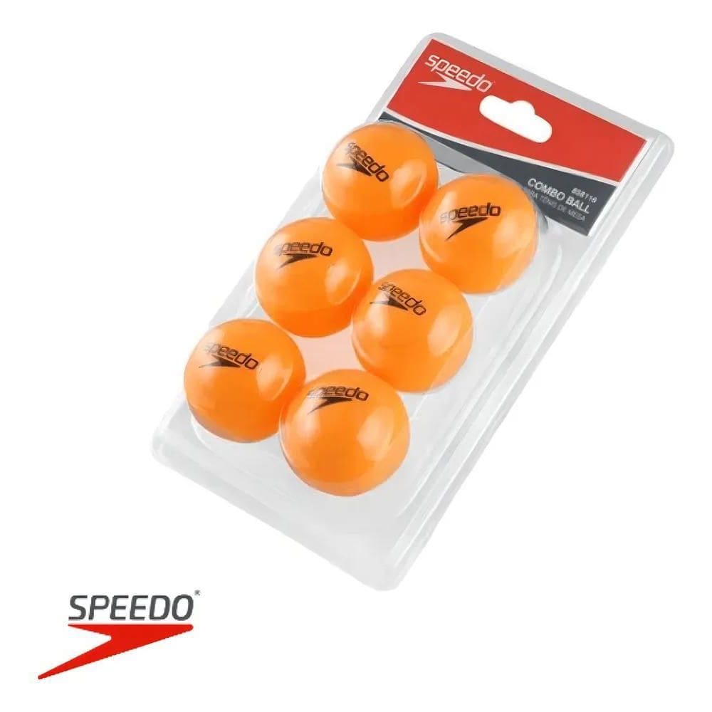 2X Kit 6 Bolas De Ping Pong Speedo Cor Laranja Speedo