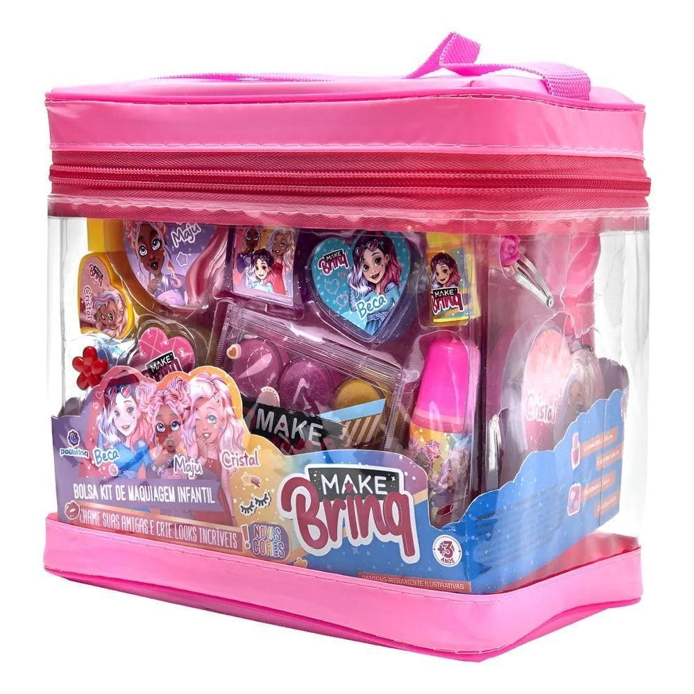Kit Maquiagem Maleta Infantil Antialérgica Para Menina Mk03