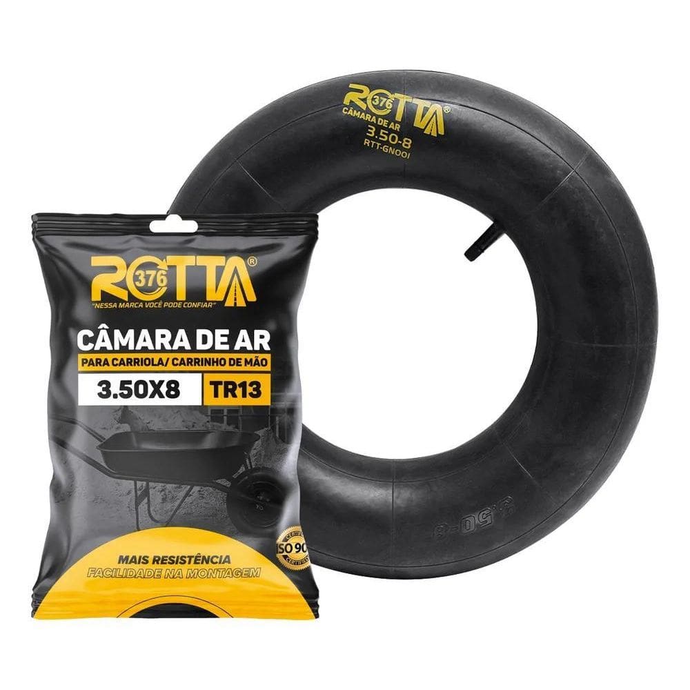 2X Câmara De Ar Carrinho Mão 3.25/3.50-8 Aro 8