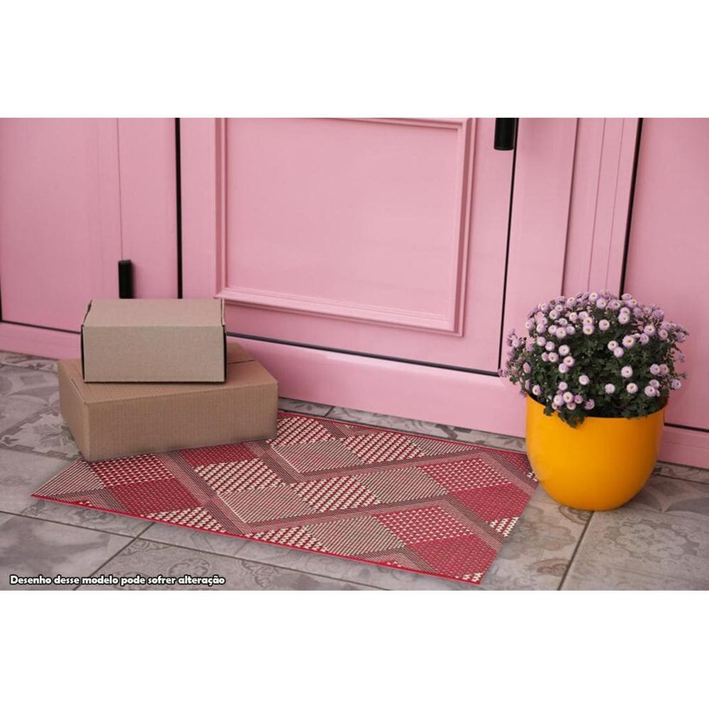 Tapete Capacho Passadeira Sisal Antiderrapante 0,66X1,00 Ps-