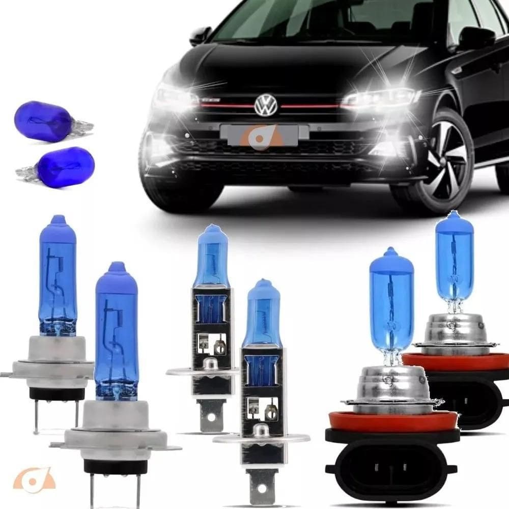 2X Kit Lampadas Novo Polo Virtus Super B
