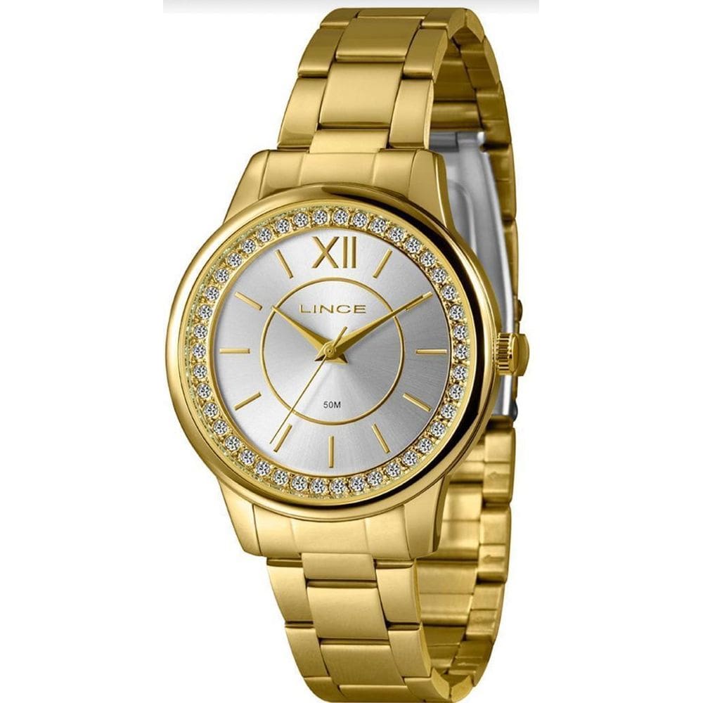 Relogio Lince Feminino Dourado