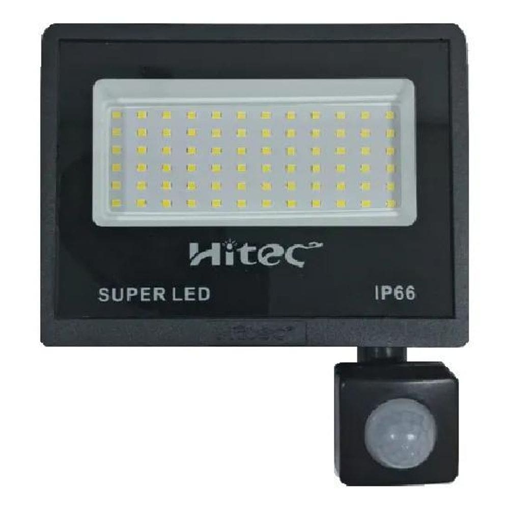 2X Refletor Led Holofote 50W Sensor Presença Fotocélula Cor