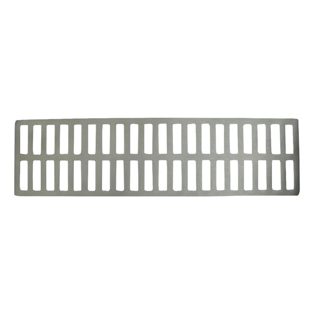 2X Grelha Alumínio Para Ralo Linear 15X50 13,3X48,7 S/ Supo