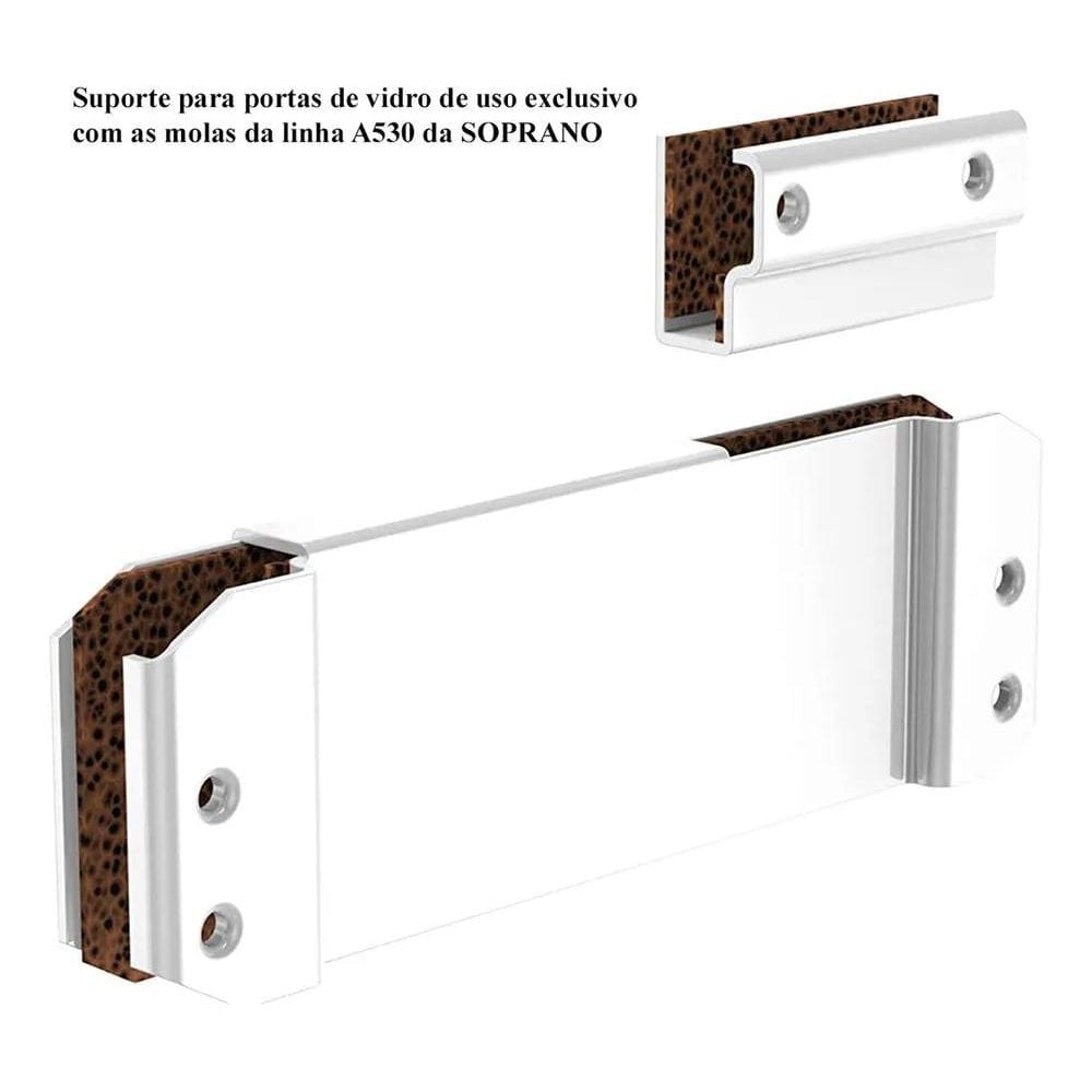 2X Suporte Mola Aérea Para Mola Soprano A530 Para Porta Vidr