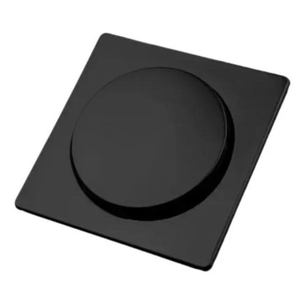 2X Ralo Click Inteligente 10X10 Preto Fosco Para Banheiro