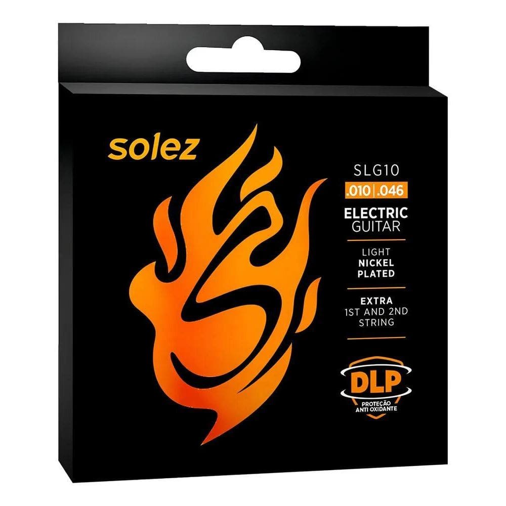 2X Encordoamento Solez Guitarra Cordas 010 Slg10