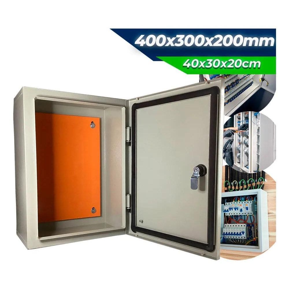2X Caixa De Montagem Painel Eletrico 40X30X20 Quadro De Coma