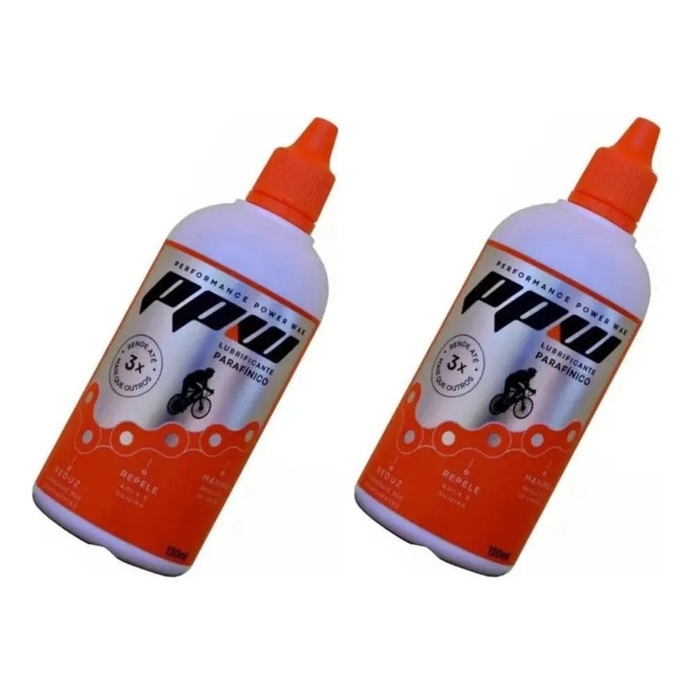 2X 2 Lubrificantes Parafinico Bicicleta Cera Ppw 120Ml