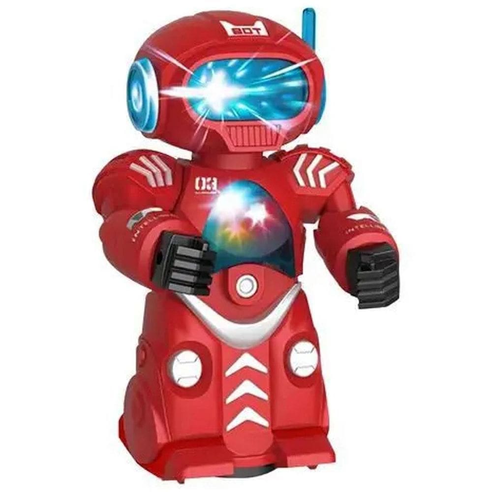 Brinquedo Robô Dançarino Universal Com Luz E Som