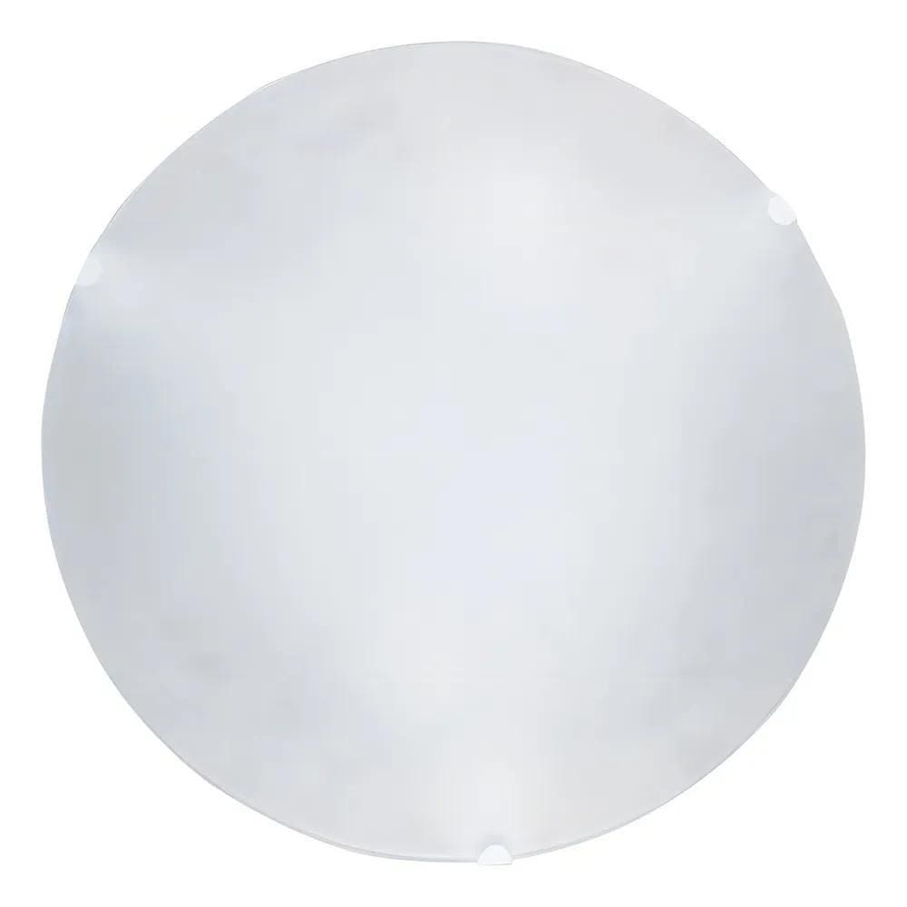 2X Luminária Plafon Taschibra Redondo Jurerê 25Cm Vidro 1Xe2