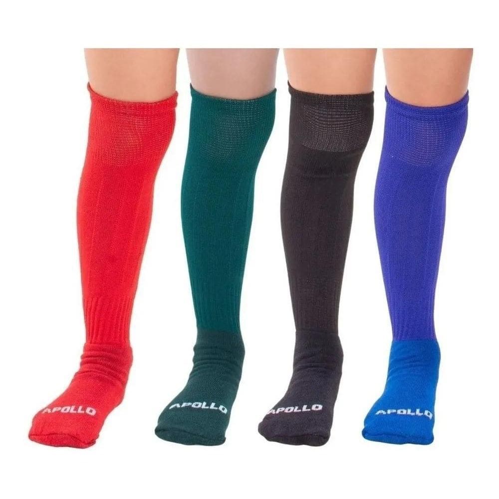 2X Meião De Futebol Colorido Infantil Do 22 Ao 27 Apollo