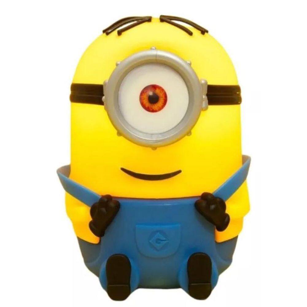 Nova Luminária Minions Stuart Decorativa Quarto Infantil