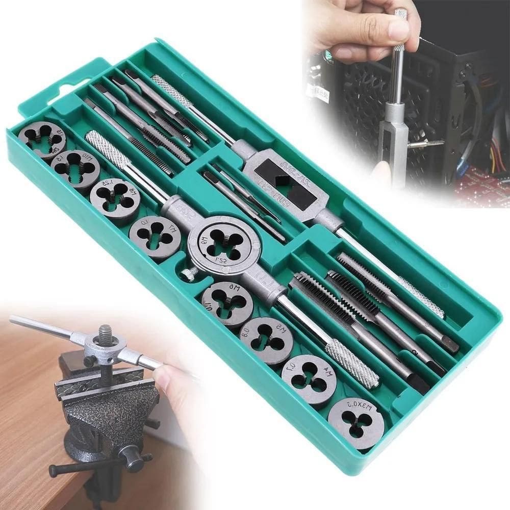 2X Jogo De Tarraxas E Cossineteas Macho E Fêmea 20 Peças