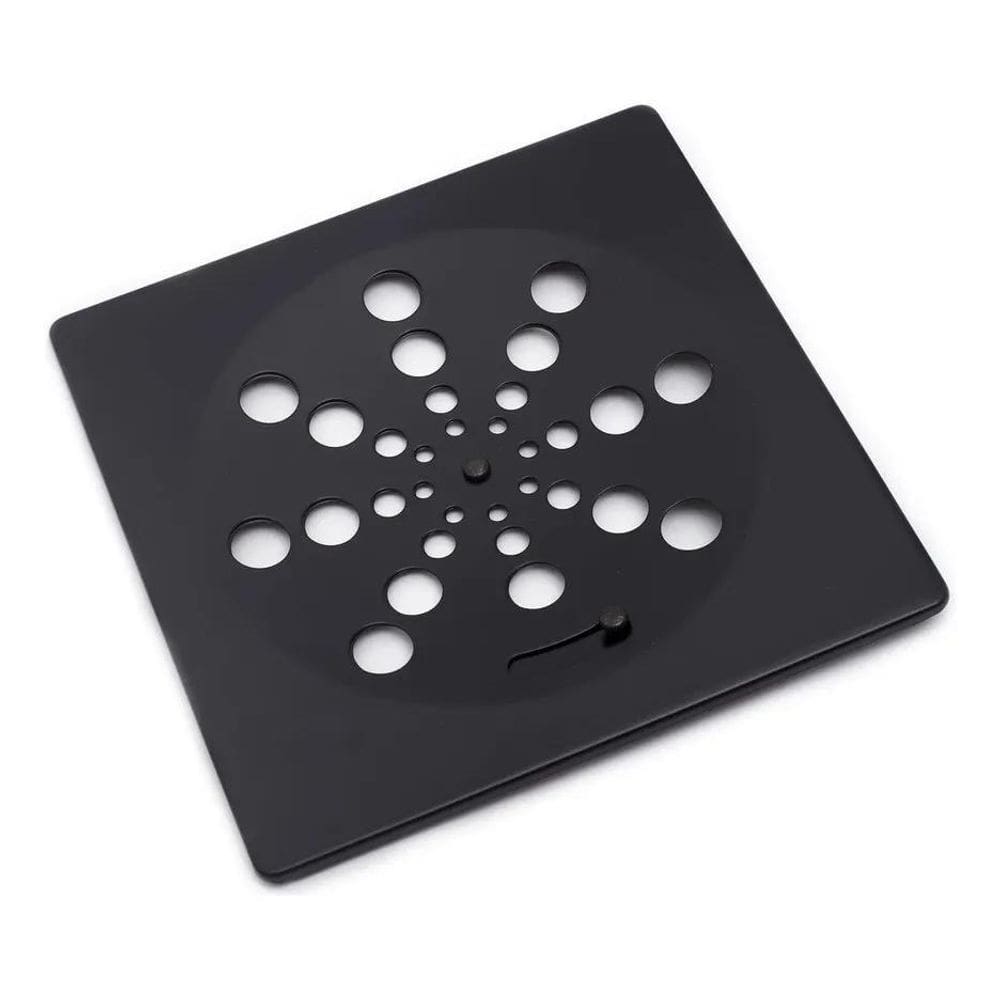 2X Grelha Para Ralo Quadrada 10X10 Com Fecho Rotativo Abre E