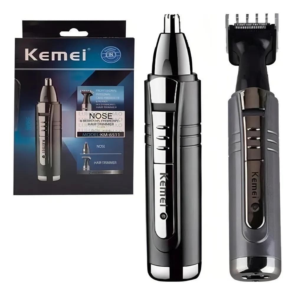 Maquina Aparelho Removedor Aparador De Pelos Completo Nariz