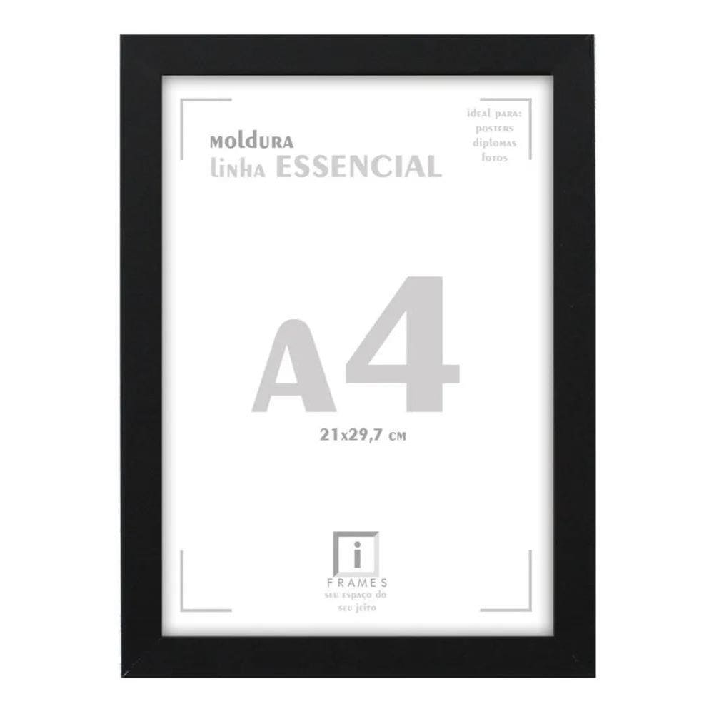 2X Moldura Quadro A4 21X30 Diploma Poster Certificado C Acet