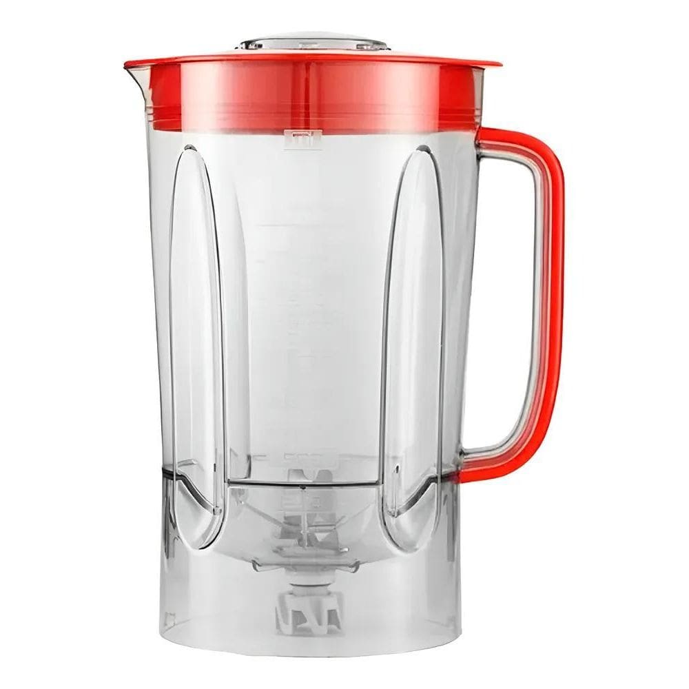 2X Copo Para Liquidificador Com Tampa Philco Ph900 Vermelho