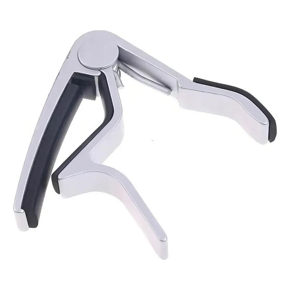 2X Capotraste Braçadeira Dolphin Prata Violão Aço / Guitarra