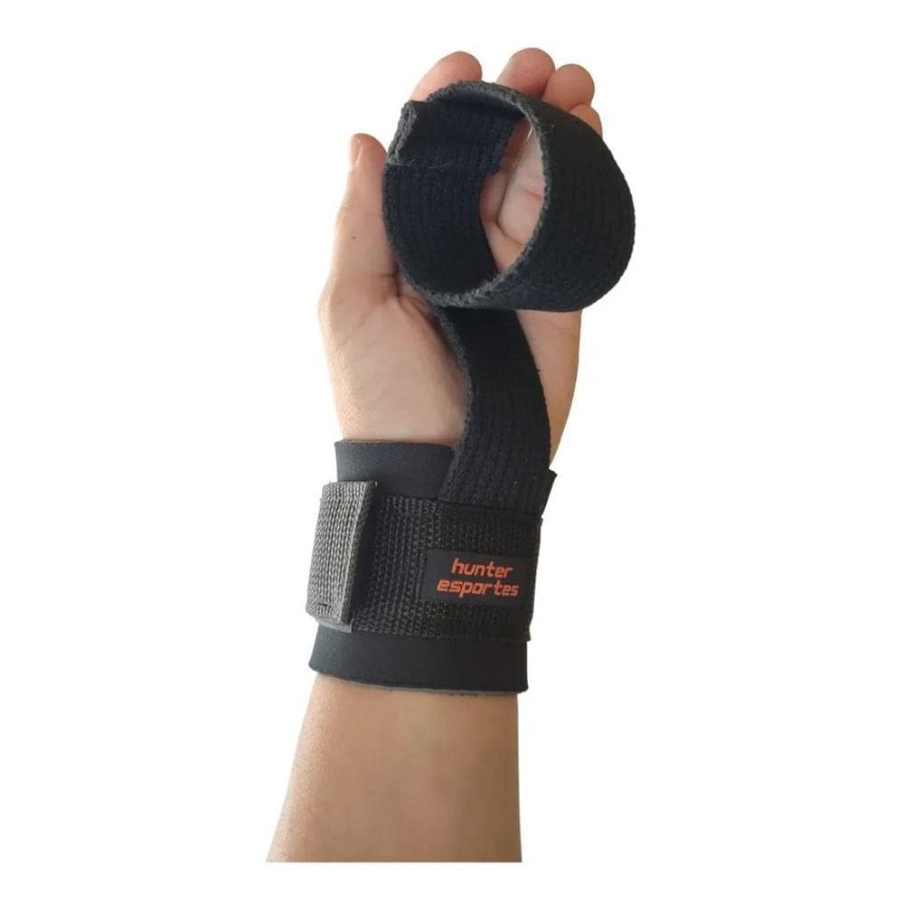 2X Tala Straps Munhequeira Luva Gancho Musculação Cross Trai