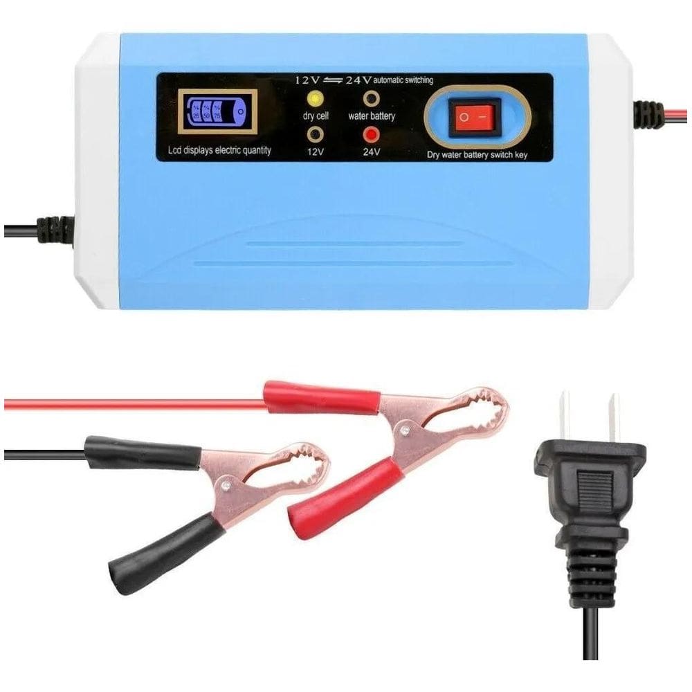 Carregador De Bateria Caminhao 24 Volts 24V / Carro 12V 10Ah