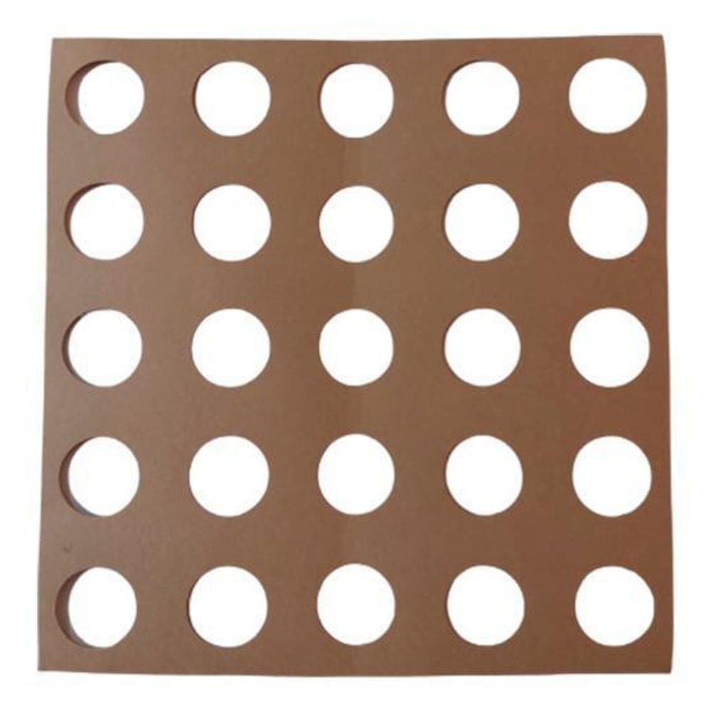 Kit 50Pçs Gabarito Instalação Elemento Alerta Adesivado/Cola