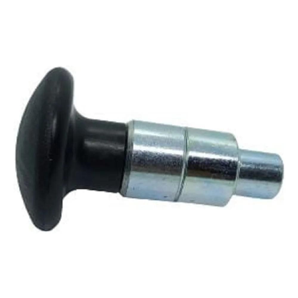 2X Puxador Manipulo Esférico 2 Corpos Preto Pino 11Mm 1 Pç