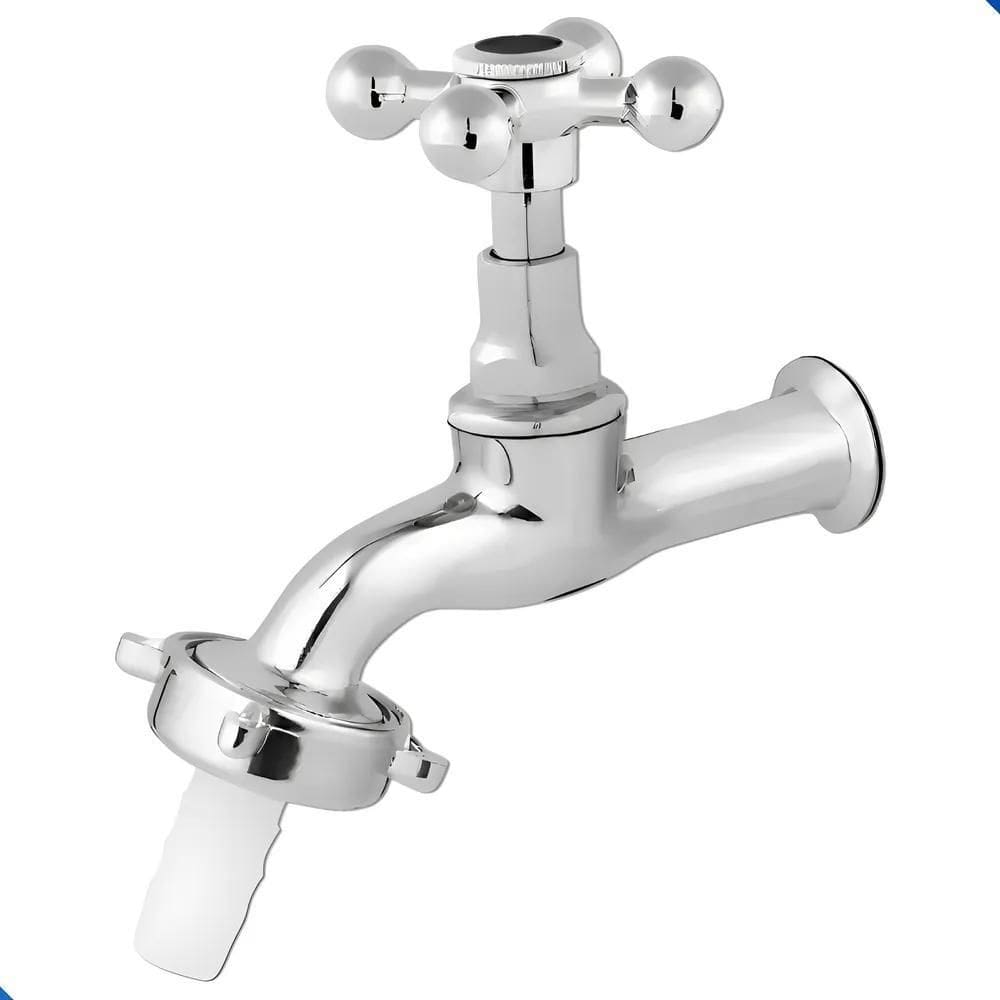 2X Torneira Para Tanque E Jardim De 1/2 Com Bico 3/4