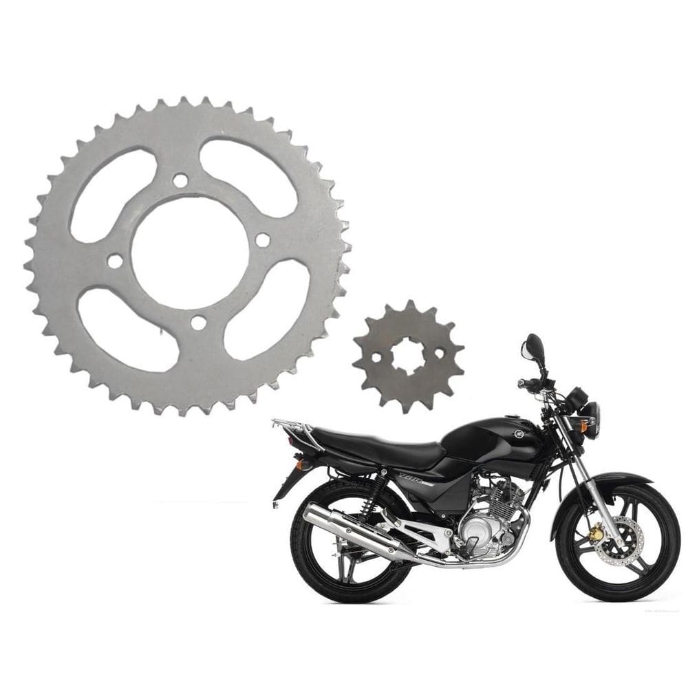Kit Coroa Pinhão Sem Corrente Ybr Factor 125 2000 Ate 2016