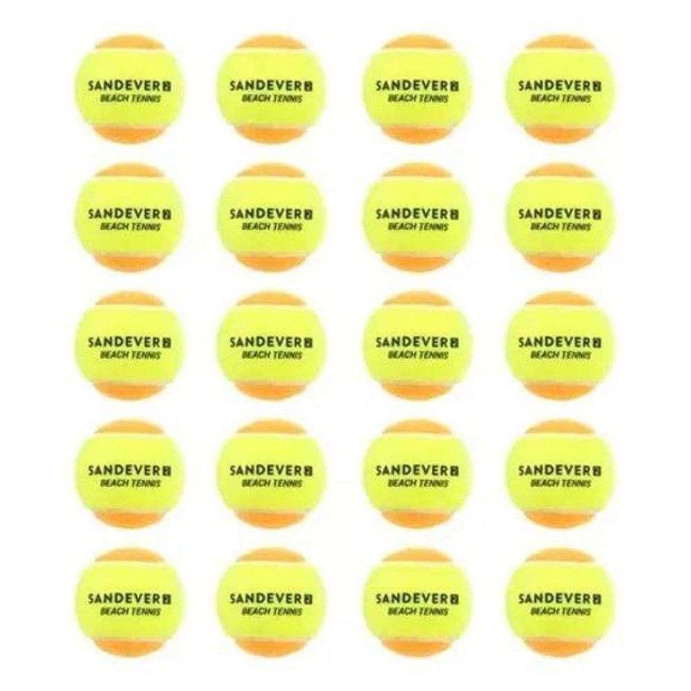 2X Kit Com 20 Bolas Beach Tennis Bolinha Tênis Praia Sandeve
