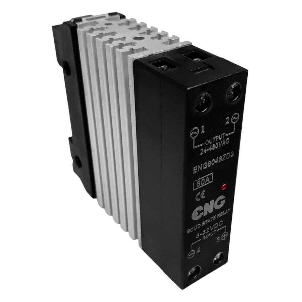 Rele Estado Sólido 80DA 3-32VDC - Chaveamento Cargas
