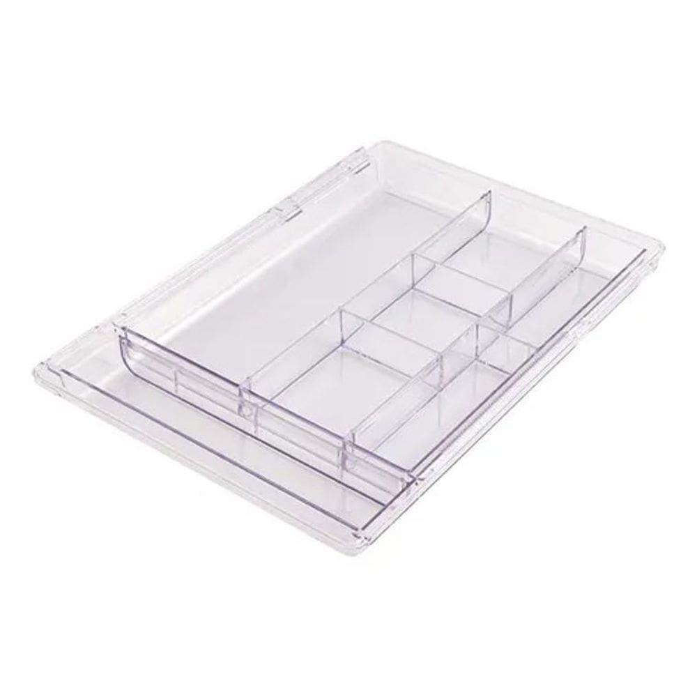 2X Organizador De Gavetas Escritório Maxcril Ajustável