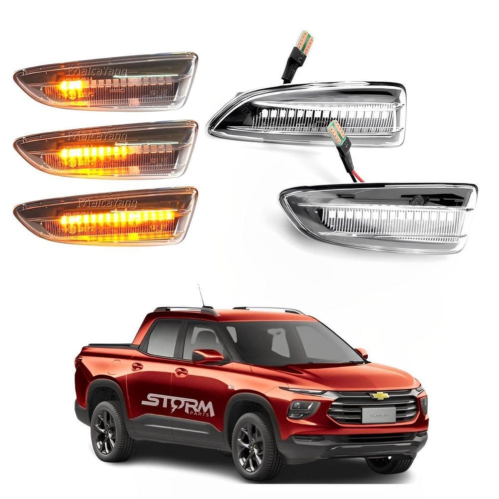 Par Pisca Seta Sequencial Chevrolet Gm Nova Montana 2023 24