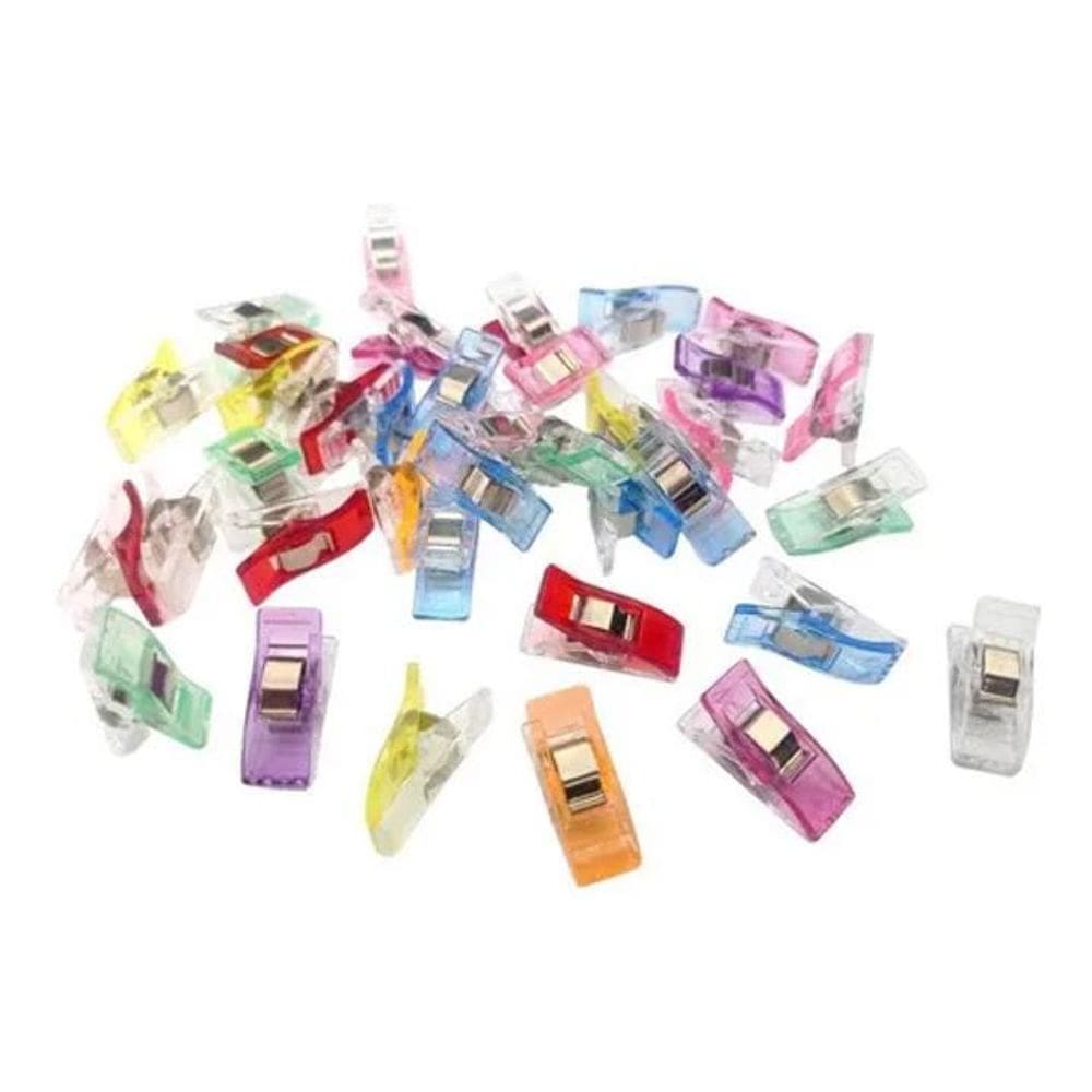2X Clipes Prendedor Coloridos, Costura, Patchwork 50 Un