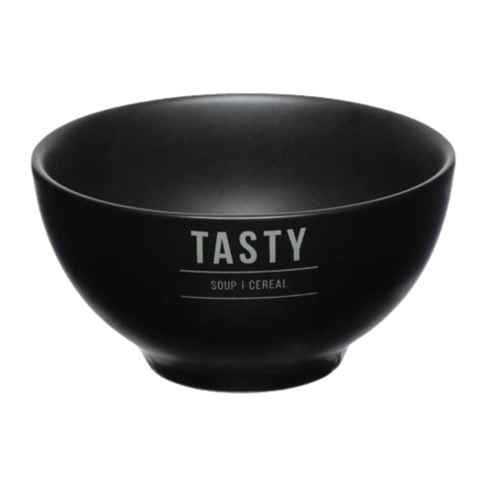 Bowl Tigela Cumbuca Porcelana Hauskraft Manhattan Preto