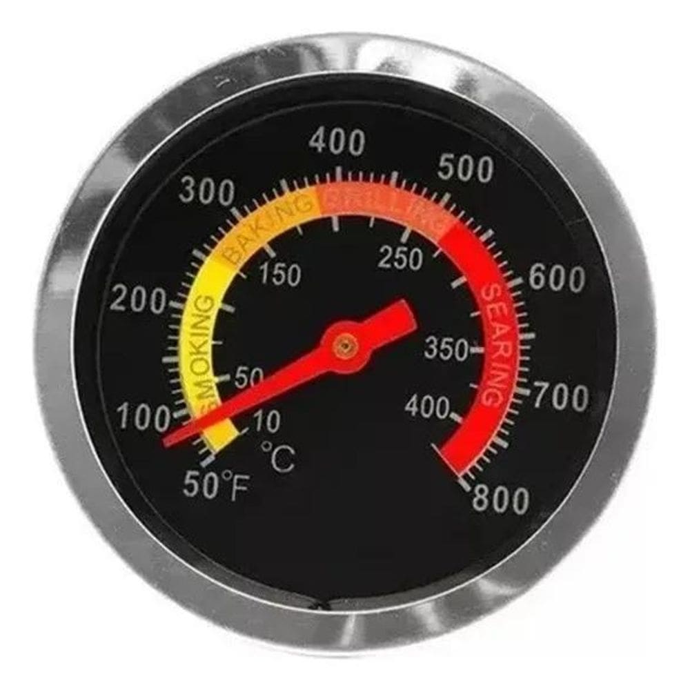2X Termômetro Churrasqueira Bafo Forno Defumador 350ºc