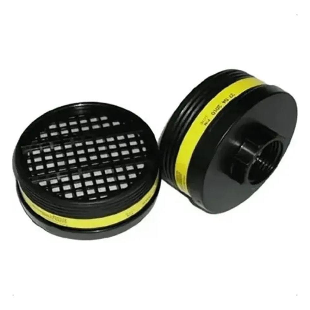 2X Kit 2 Filtros Químico Orgânicos Gases Ácidos Alltec Mastt