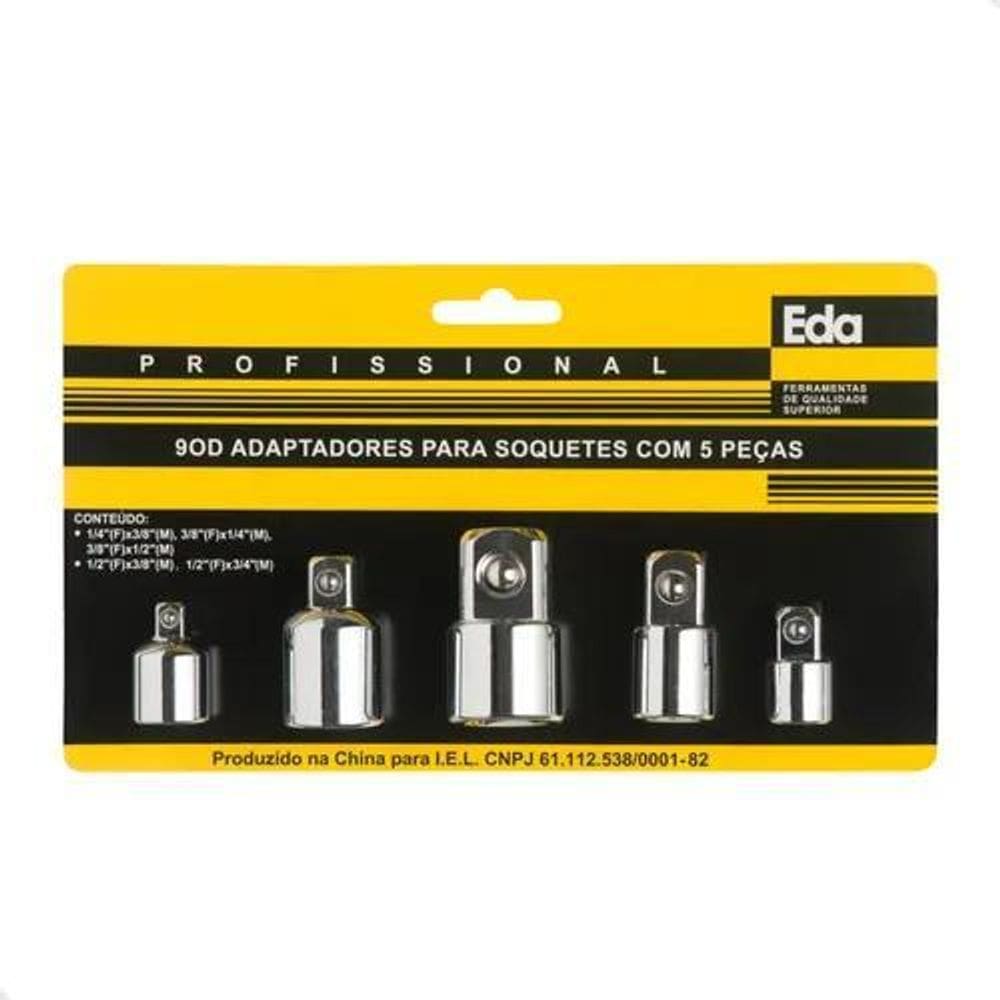 2X Kit Jogo De Adaptadores Para Soquetes Com 5 Peças 9Od Eda