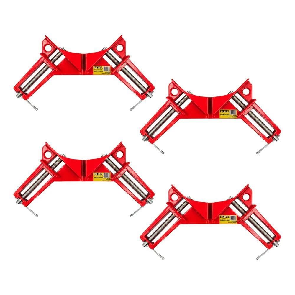 2X Kit 4 Unid Grampo Sargento Angular 90 Graus Cantoneira El