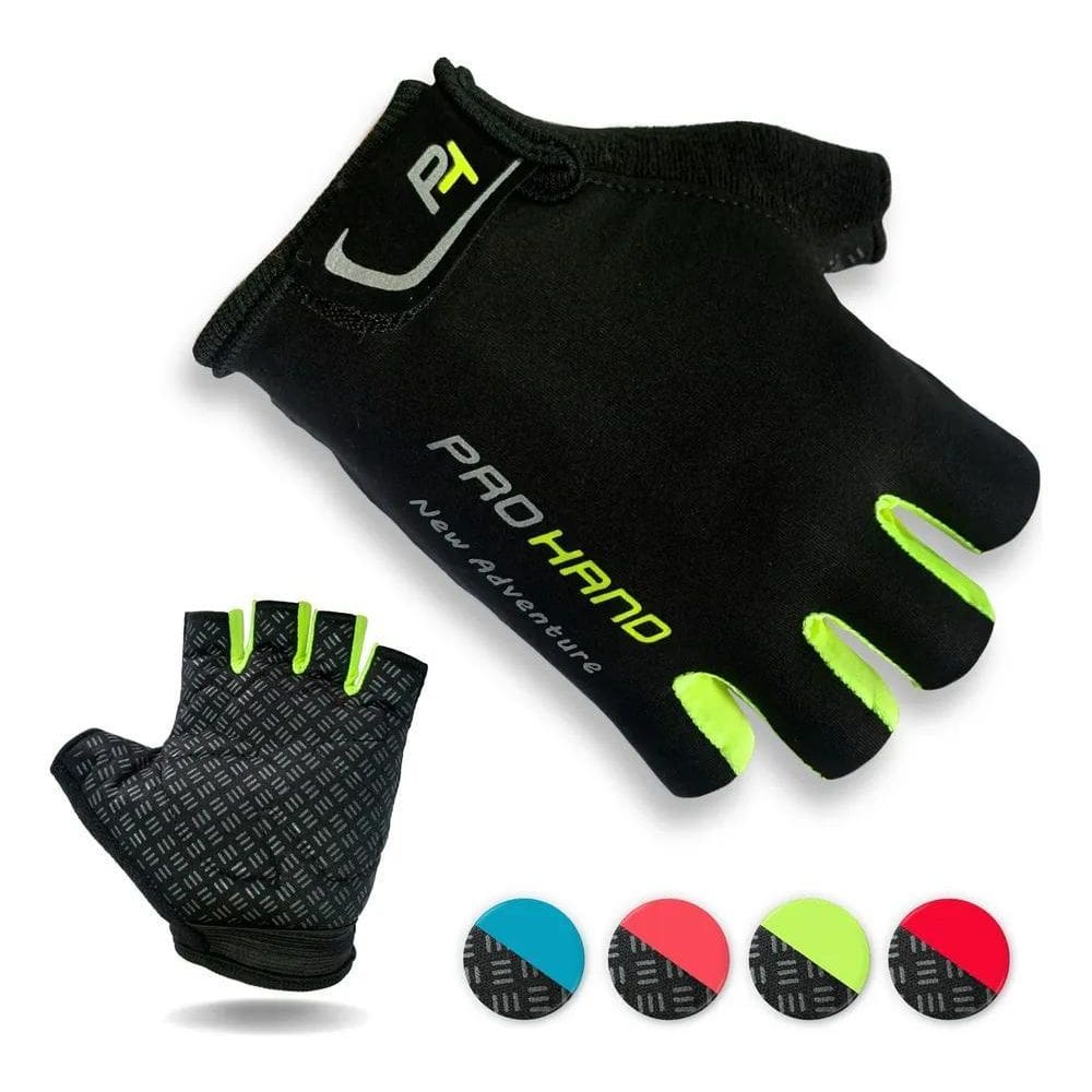 2X Luva Meio Dedo Ciclismo Bicicleta Bike Masculina Feminina