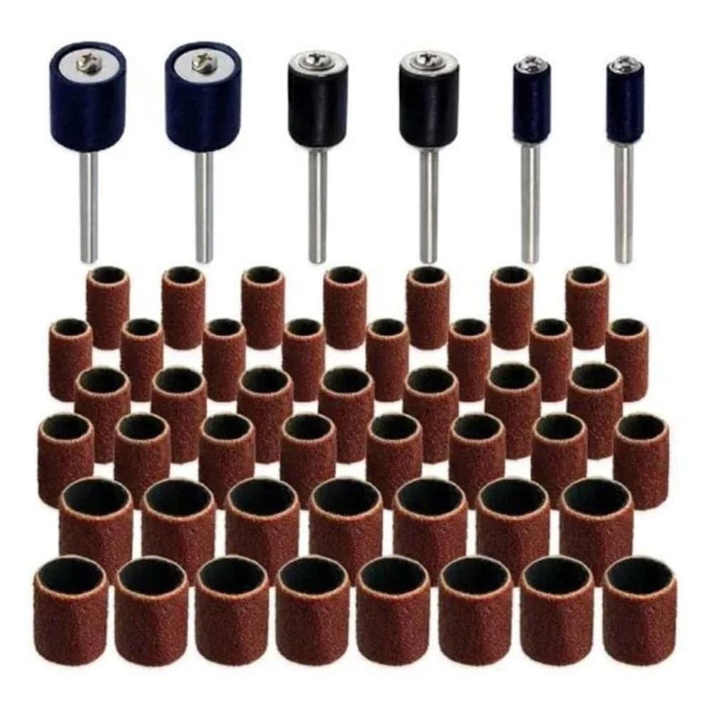 2X Tubos Lixa Para Micro Retifica Dremel 3/8 - 51 Pçs